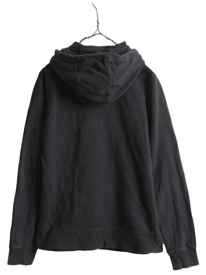 ノースフェイス プリント スウェット フード パーカー レディース S / 古着 The North Face トレーナー 裏起毛 プルオーバー アウトドア 黒