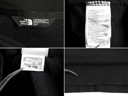 ノースフェイス プリント スウェット フード パーカー レディース S / 古着 The North Face トレーナー 裏起毛 プルオーバー アウトドア 黒
