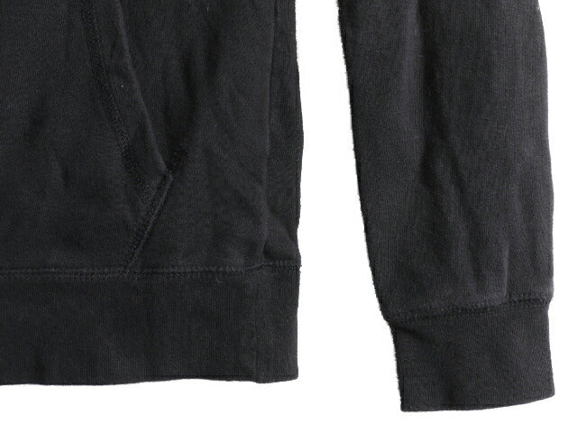 ノースフェイス プリント スウェット フード パーカー レディース S / 古着 The North Face トレーナー 裏起毛 プルオーバー アウトドア 黒