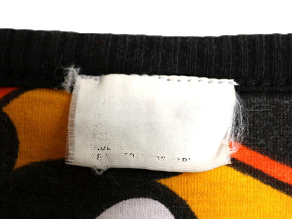 90s ディズニー オフィシャル ミッキー 総柄 中綿 リバーシブル ジャケット メンズ レディース M 程/ オールド キャラクター プルオーバー