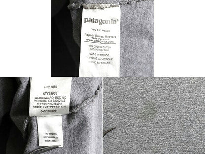 17年製 パタゴニア プリント 長袖 Tシャツ メンズ M / Patagonia アウトドア ロンT オーガニック コットン フィッツロイ ロゴ イラスト P-6