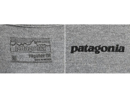17年製 パタゴニア プリント 長袖 Tシャツ メンズ M / Patagonia アウトドア ロンT オーガニック コットン フィッツロイ ロゴ イラスト P-6