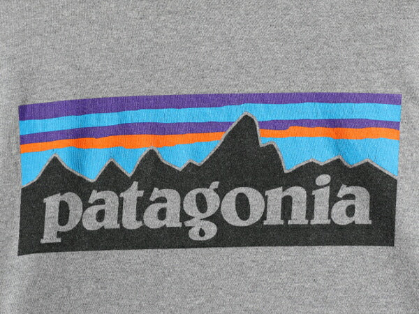 17年製 パタゴニア プリント 長袖 Tシャツ メンズ M / Patagonia アウトドア ロンT オーガニック コットン フィッツロイ ロゴ イラスト P-6