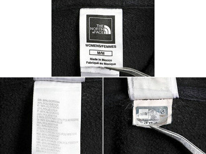 ノースフェイス プリント スウェット フード パーカー レディース M / 古着 The North Face プルオーバー 裏起毛 トレーナー アウトドア 黒