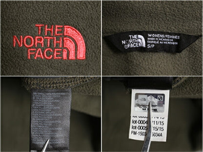 ノースフェイス ハーフジップ 長袖 フリース Tシャツ レディース S 古着 The North Face プルオーバー ハイネック アウトドア ポケット付き