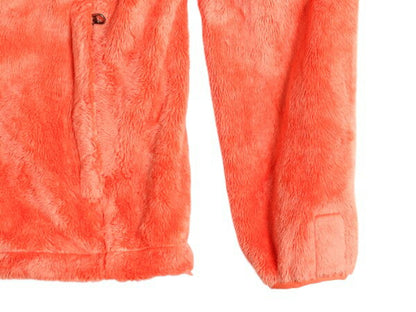 US企画 ノースフェイス フルジップ フリース ジャケット レディース M / The North Face 毛長 ジャンパー ブルゾン アウトドア 毛足 蛍光