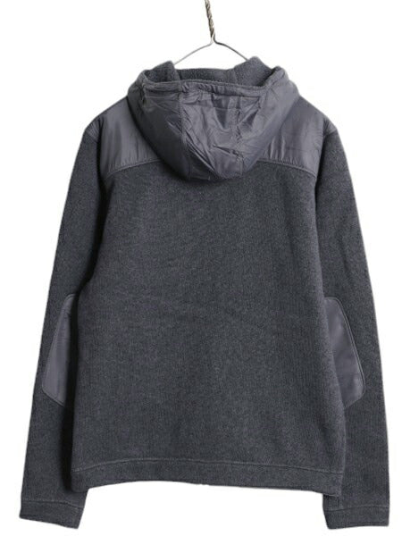 US企画 ノースフェイス ゴードン ライオンズ パーカー ジャケット メンズ S The North face アウトドア フリース ナイロン フルジップ 灰紺
