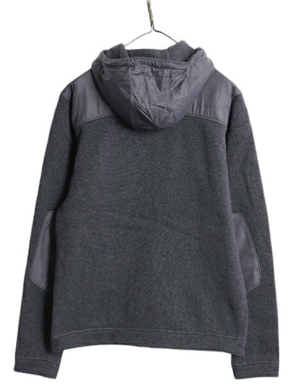US企画 ノースフェイス ゴードン ライオンズ パーカー ジャケット メンズ S The North face アウトドア フリース ナイロン フルジップ 灰紺