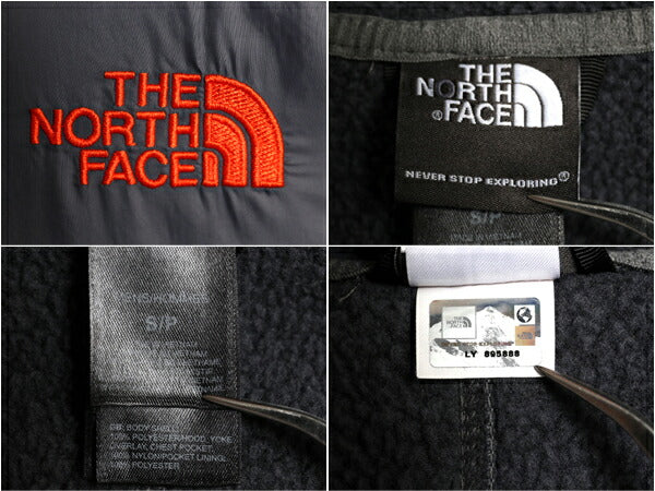 US企画 ノースフェイス ゴードン ライオンズ パーカー ジャケット メンズ S The North face アウトドア フリース ナイロン フルジップ 灰紺