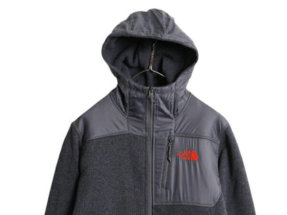 US企画 ノースフェイス ゴードン ライオンズ パーカー ジャケット メンズ S The North face アウトドア フリース ナイロン フルジップ 灰紺