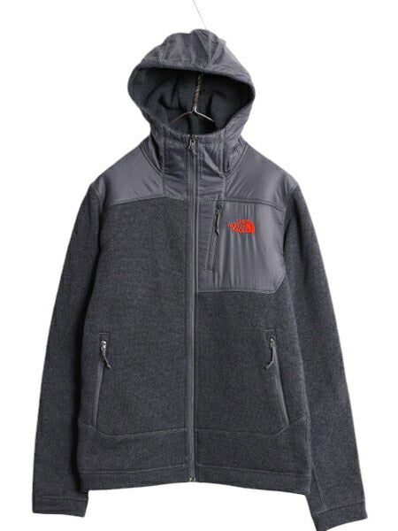 US企画 ノースフェイス ゴードン ライオンズ パーカー ジャケット メンズ S The North face アウトドア フリース ナイロン フルジップ 灰紺