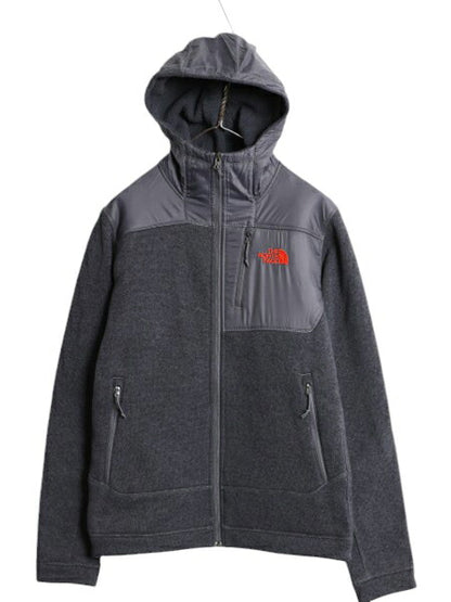 US企画 ノースフェイス ゴードン ライオンズ パーカー ジャケット メンズ S The North face アウトドア フリース ナイロン フルジップ 灰紺