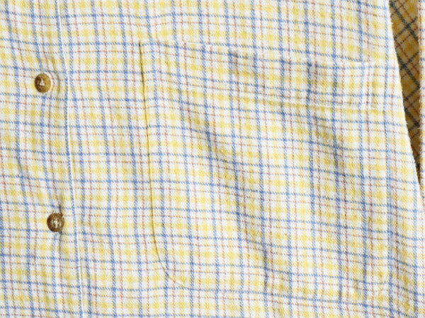 90s ブルックスブラザーズ チェック ライト フランネル シャツ レディース M 古着 90年代 オールド BROOKS BROTHERS ネルシャツ 長袖シャツ
