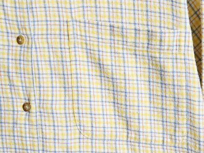90s ブルックスブラザーズ チェック ライト フランネル シャツ レディース M 古着 90年代 オールド BROOKS BROTHERS ネルシャツ 長袖シャツ