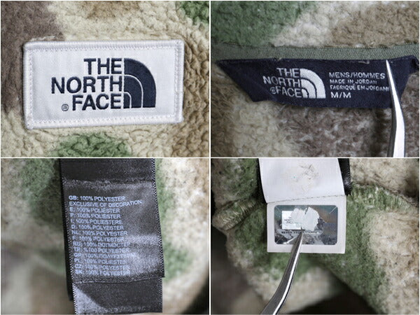 US企画 ノースフェイス 迷彩 キャンプシャー プルオーバー フーディ メンズ M / The North Face フリース パーカー ジャケット アウトドア