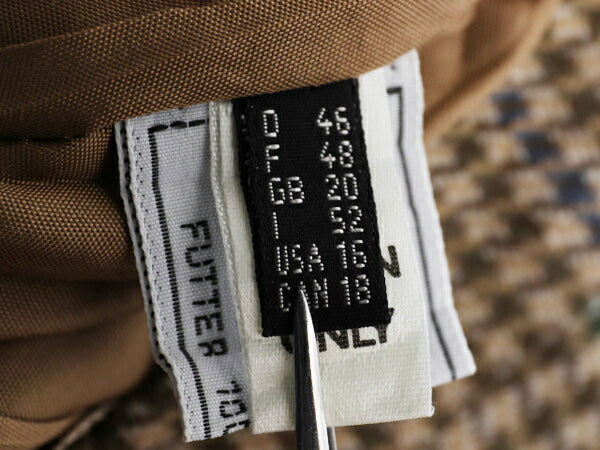 80s オービス ローデン ウール フレア スカート レディース XL / ヴィンテージ ORVIS 千鳥 チェック マキシ丈 ロングスカート 大きいサイズ