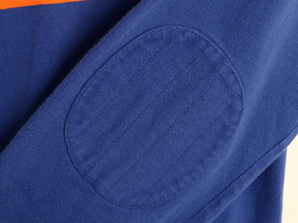 ポロ ラルフローレン ボーダー 長袖 ラガー シャツ メンズ XL 古着 ラグビーシャツ 長袖シャツ ワンポイント ヘビーウェイト 大きいサイズ