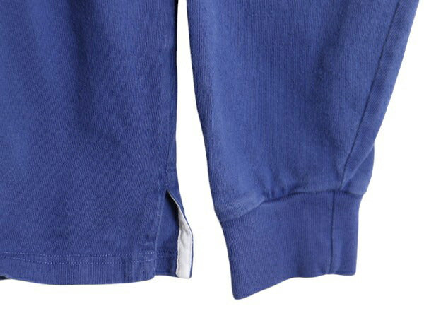 ポロ ラルフローレン ボーダー 長袖 ラガー シャツ メンズ XL 古着 ラグビーシャツ 長袖シャツ ワンポイント ヘビーウェイト 大きいサイズ