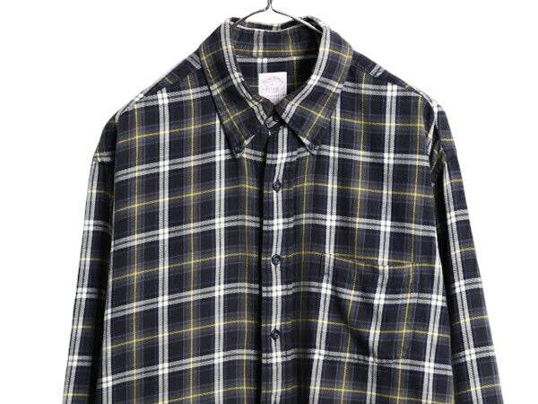 ブルックスブラザーズ チェック ボタンダウン ライト フランネル シャツ メンズ L / BROOKS BROTHERS ネルシャツ 長袖シャツ マルチカラー