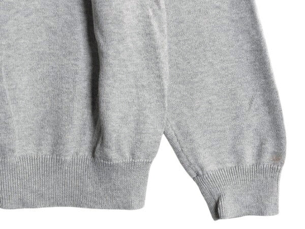 ブルックスブラザーズ フルジップ スーピマ コットン ニット セーター ジャケット メンズ XL Brooks Brothers ハイネック ドライバーズ 灰