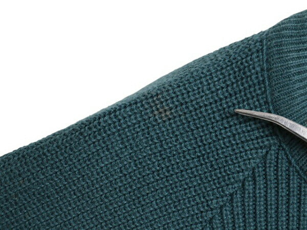 80s USA製 エルエルビーン リブ編み コットン ニット セーター レディース S / ヴィンテージ アウトドア LLBEAN クルーネック チャンキー