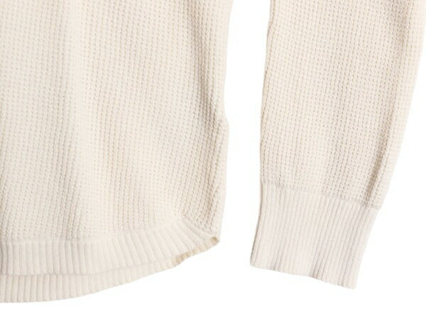 LAUREN ラルフローレン サーマル ハイネック 長袖 Tシャツ レディース L 古着 ポロ ワッフル カットソー スウェット コットン プルオーバー