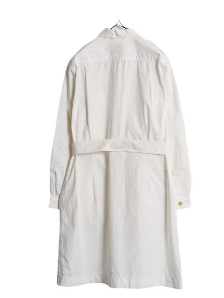80s バナナリパブリック サファリ シャツ ハーフ コート レディース M ヴィンテージ BANANA REPUBLIC 旧タグ ブッシュ ジャケット コットン