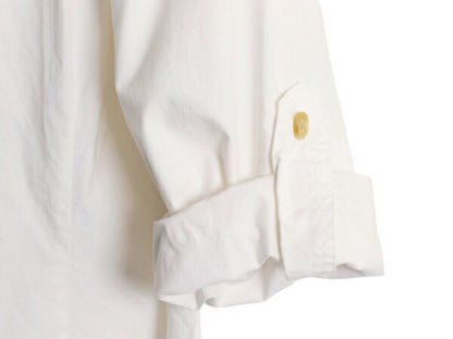 80s バナナリパブリック サファリ シャツ ハーフ コート レディース M ヴィンテージ BANANA REPUBLIC 旧タグ ブッシュ ジャケット コットン