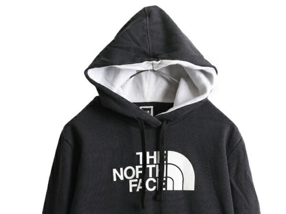 ノースフェイス プリント スウェット フード パーカー レディース L / The North Face アウトドア 裏起毛 トレーナー 2トーン プルオーバー