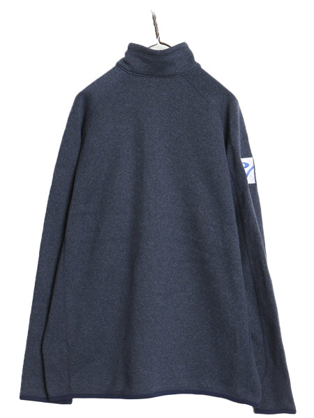 パタゴニア ベターセーター ハーフジップ メンズ XL 古着 17年製 フリース セーター 裏起毛 プルオーバー ジャケット 大きいサイズ 企業 紺