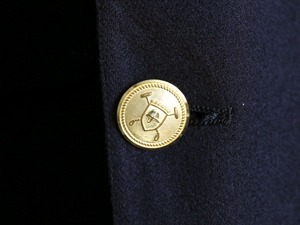 90s USA製 POLO UNIVERSITY CLUB ラルフローレン テーラード ジャケット メンズ XL 程/ オールド 紺ブレ フラノ ウール ブレザー 金ボタン