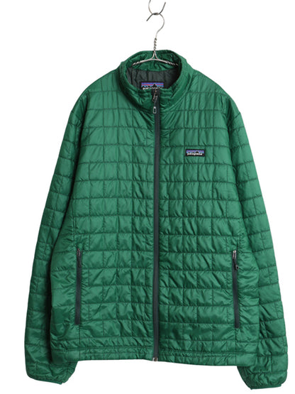 パタゴニア ナノ パフ ジャケット メンズ L 古着 16年製 中綿 ナイロン キルティング ジャンパー フルジップ パッカブル アウター ブルゾン