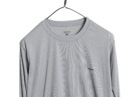 パタゴニア キャプリーン 長袖 Tシャツ メンズ L / 古着 06年製 アウトドア ストレッチ カットソー ロンT アンダーシャツ インナー グレー
