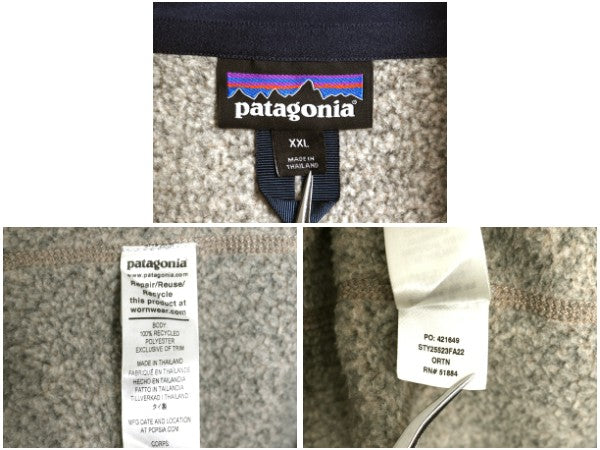 パタゴニア ベターセーター ハーフジップ メンズ XXL / 22年製 裏起毛 フリース セーター プルオーバー ジャケット ブルゾン 大きいサイズ