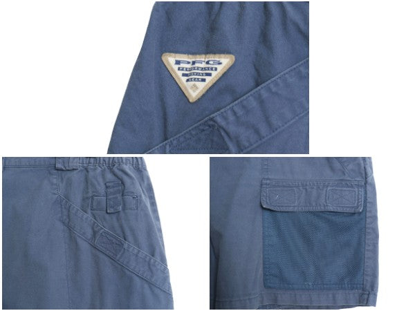 00s コロンビア PFG コットン フィッシング ショーツ メンズ XL 古着 オールドアウトドア ショートパンツ 短パン ノータック 大きいサイズ