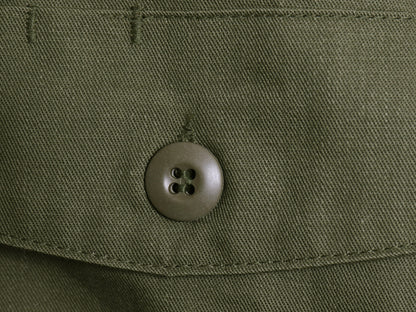 デッドストック 80s 米軍実物 US ARMY ユーティリティ シャツ M 程 新品 87年製 ヴィンテージ ミリタリー 軍物 OG507 長袖シャツ ボックス 