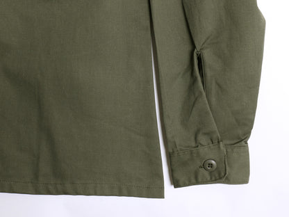 デッドストック 80s 米軍実物 US ARMY ユーティリティ シャツ M 程 新品 87年製 ヴィンテージ ミリタリー 軍物 OG507 長袖シャツ ボックス 