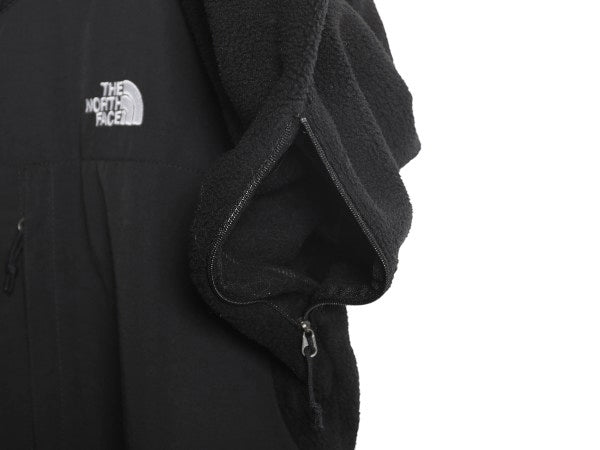 ノースフェイス デナリ ジャケット メンズ L / アウトドア フリース ナイロン ブルゾン ハイネック フルジップ アウター ブラック シンプル