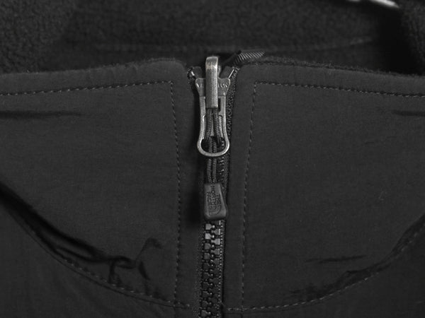 ノースフェイス デナリ ジャケット メンズ L / アウトドア フリース ナイロン ブルゾン ハイネック フルジップ アウター ブラック シンプル