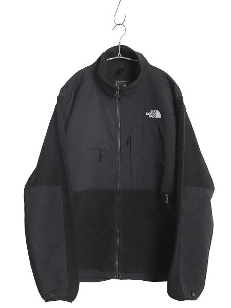 ノースフェイス デナリ ジャケット メンズ L / アウトドア フリース ナイロン ブルゾン ハイネック フルジップ アウター ブラック シンプル