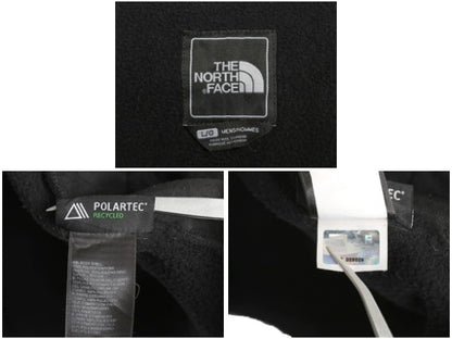 ノースフェイス デナリ ジャケット メンズ L / アウトドア フリース ナイロン ブルゾン ハイネック フルジップ アウター ブラック シンプル