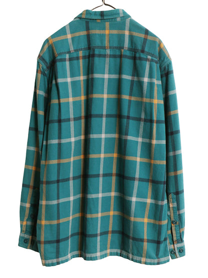 パタゴニア ロングスリーブ フィヨルド フランネル シャツ メンズ XL 古着 21年製 チェック アウトドア ネルシャツ ボックス 大きいサイズ