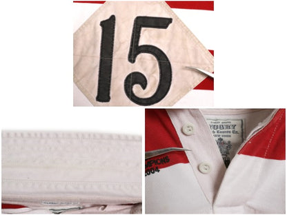 ラグビー ラルフローレン ボーダー 長袖 ラガーシャツ メンズ L / ポロ ラグビー 長袖シャツ ポロシャツ カットソー ツートン ナンバリング