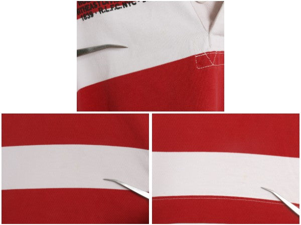 ラグビー ラルフローレン ボーダー 長袖 ラガーシャツ メンズ L / ポロ ラグビー 長袖シャツ ポロシャツ カットソー ツートン ナンバリング