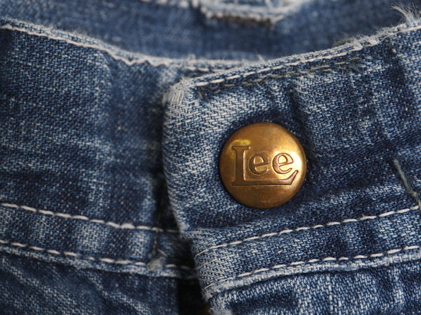 50s USA製 ★ Lee 11Z デニム ペインター パンツ 実寸 34 34程/ ヴィンテージ BOSS OF THE ROAD ロングL ワーク ジッパーフライ インディゴ
