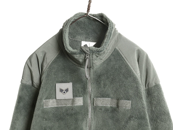 米軍実物 ECWCS GEN3 フルジップ フリース ジャケット X-LARGE REGULAR 古着 08年製 ミリタリー USAF 軍物 レベル3 ブルゾン 大きいサイズ