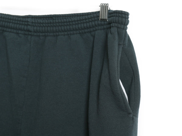00s ラッセル 無地 スウェット パンツ メンズ レディース XL / オールド 裏起毛 トレーナー イージーパンツ ブランク ポケット付き 黒 緑