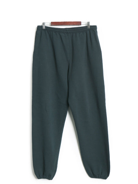00s ラッセル 無地 スウェット パンツ メンズ レディース XL / オールド 裏起毛 トレーナー イージーパンツ ブランク ポケット付き 黒 緑
