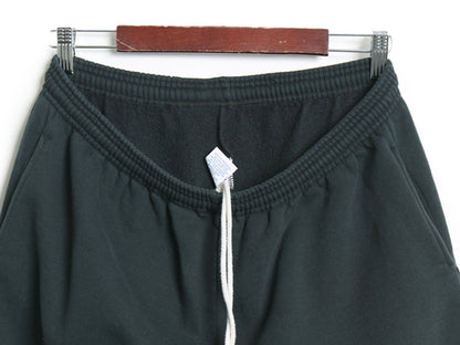 00s ラッセル 無地 スウェット パンツ メンズ レディース XL / オールド 裏起毛 トレーナー イージーパンツ ブランク ポケット付き 黒 緑