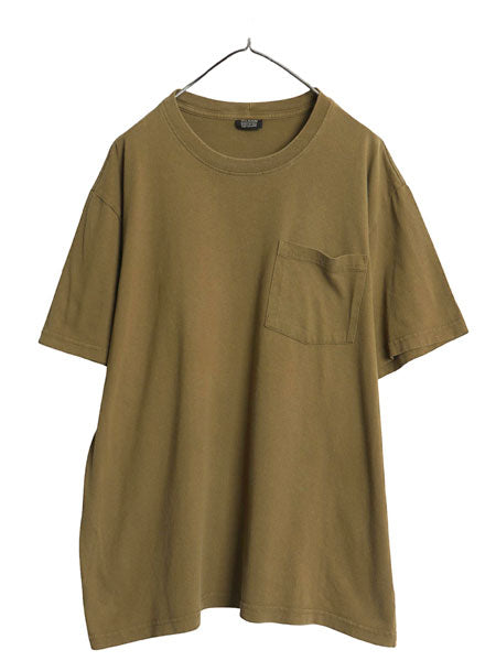 USA製 フィルソン ポケット付き 無地 Tシャツ メンズ XXL / オールド ヘビーウェイト コットン アウトドア ポケT 大きいサイズ オリーブ